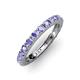 3 - Gracie 1.50 ctw Tanzanite (2.70 mm) Women Eternity Band 