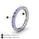 4 - Gracie 1.50 ctw Tanzanite (2.70 mm) Women Eternity Band 