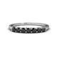 1 - Vivian 3.00 mm Black Diamond Wedding Band 