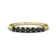 1 - Vivian 3.00 mm Black Diamond Wedding Band 