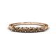 1 - Vivian 3.00 mm Smoky Quartz Wedding Band 