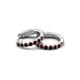 3 - Nico 0.29 ctw Red Garnet Small Huggie Earrings 