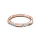 4 - Ilana 0.63 ctw Lab Grown Diamond Women Stackable Eternity Band 