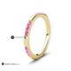5 - Ilana 0.54 ctw Pink Sapphire Women Stackable Eternity Band 