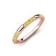 3 - Ilana 0.54 ctw Yellow Sapphire Women Stackable Eternity Band 