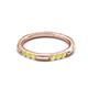 4 - Ilana 0.54 ctw Yellow Sapphire Women Stackable Eternity Band 