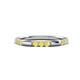 1 - Ilana 0.54 ctw Yellow Sapphire Women Stackable Eternity Band 