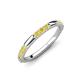 3 - Ilana 0.54 ctw Yellow Sapphire Women Stackable Eternity Band 