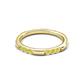 4 - Ilana 0.54 ctw Yellow Diamond Women Stackable Eternity Band 