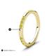 5 - Ilana 0.54 ctw Yellow Diamond Women Stackable Eternity Band 