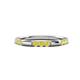 1 - Ilana 0.54 ctw Yellow Diamond Women Stackable Eternity Band 