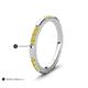 5 - Ilana 0.54 ctw Yellow Diamond Women Stackable Eternity Band 