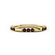 1 - Ilana 0.90 ctw Red Garnet Women Stackable Eternity Band 