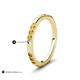 5 - Ilana 0.72 ctw Citrine Women Stackable Eternity Band 