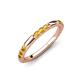 3 - Ilana 0.72 ctw Citrine Women Stackable Eternity Band 