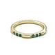 4 - Ilana 0.72 ctw Created Alexandrite Women Stackable Eternity Band 