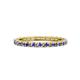 1 - Gracie 2.00 mm Tanzanite Eternity Band 
