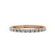 1 - Gracie 2.00 mm Aquamarine Eternity Band 