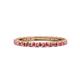 1 - Gracie 2.00 mm Pink Tourmaline Eternity Band 