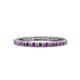 1 - Gracie 2.00 mm Amethyst Eternity Band 