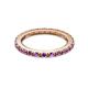 7 - Gracie 2.00 mm Amethyst Eternity Band 