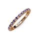 4 - Gracie 2.00 mm Iolite Eternity Band 