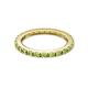7 - Gracie 2.00 mm Peridot Eternity Band 