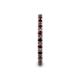 6 - Gracie 2.00 mm Red Garnet Eternity Band 