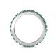 5 - Gracie 2.00 mm Emerald Eternity Band 