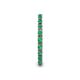 6 - Gracie 2.00 mm Emerald Eternity Band 