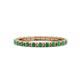 1 - Gracie 2.00 mm Emerald Eternity Band 
