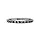 1 - Gracie 2.00 mm Black Diamond Eternity Band 