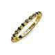4 - Gracie 2.00 mm Black Diamond Eternity Band 