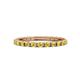 1 - Gracie 2.00 mm Yellow Sapphire Eternity Band 