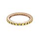 7 - Gracie 2.00 mm Yellow Sapphire Eternity Band 