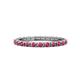 1 - Gracie 2.00 mm Ruby Eternity Band 