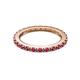 7 - Gracie 2.00 mm Ruby Eternity Band 