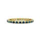 1 - Gracie 2.00 mm Blue Diamond Eternity Band 