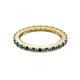 7 - Gracie 2.00 mm Blue Diamond Eternity Band 