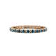1 - Gracie 2.00 mm London Blue Topaz Eternity Band 