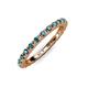 4 - Gracie 2.00 mm London Blue Topaz Eternity Band 