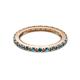 7 - Gracie 2.00 mm London Blue Topaz Eternity Band 