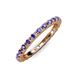 4 - Gracie 2.00 mm Tanzanite Eternity Band 