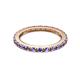 7 - Gracie 2.00 mm Tanzanite Eternity Band 