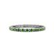 1 - Gracie 2.00 mm Green Garnet Eternity Band 