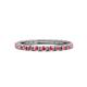 1 - Gracie 2.00 mm Pink Tourmaline Eternity Band 
