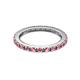 7 - Gracie 2.00 mm Pink Tourmaline Eternity Band 