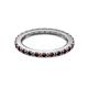 7 - Gracie 2.00 mm Red Garnet Eternity Band 