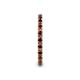 6 - Gracie 2.00 mm Red Garnet Eternity Band 