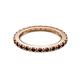 7 - Gracie 2.00 mm Red Garnet Eternity Band 